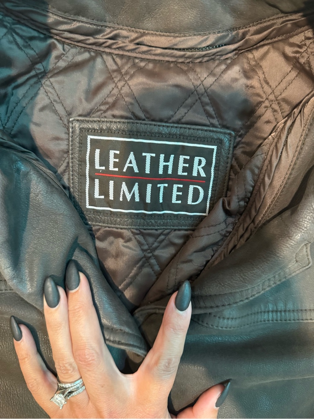 Vintage Leather Limited Women’s Genuine Leather Brown Button Front Jacket - Picture 11 of 11